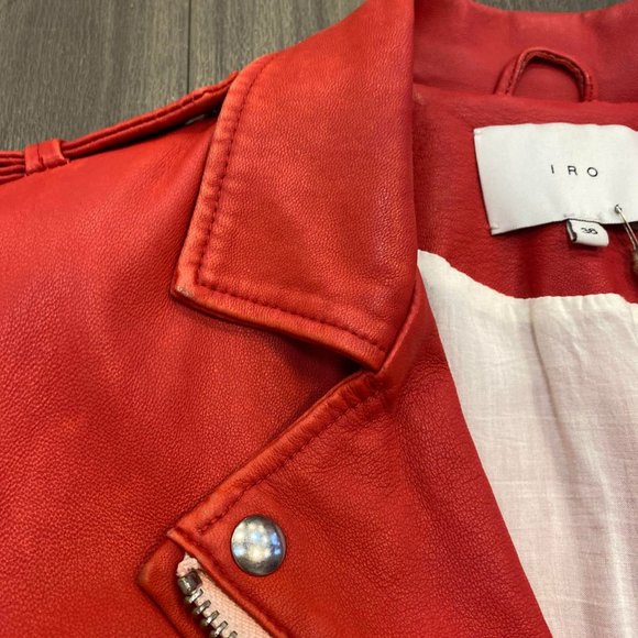 IRO LEATHER JACKET - Picture 8 of 9